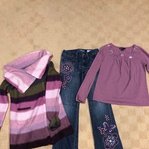 Gap Kids Girl 3 piece outfit sz 8.
